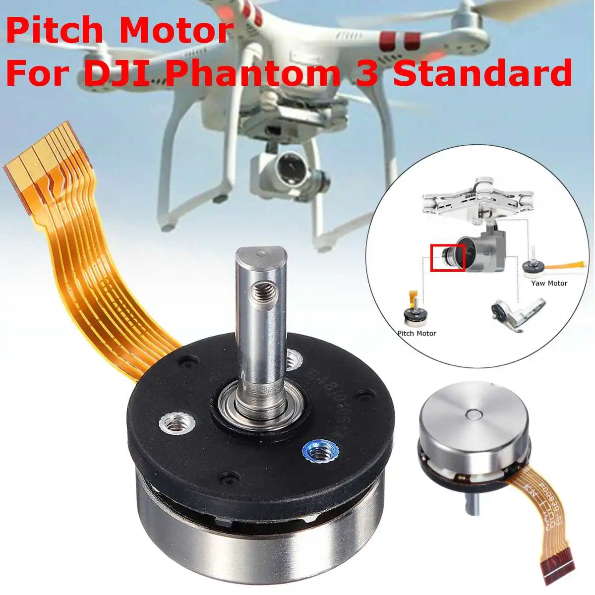 Карданный двигатель для DJI Phantom 3 standard Adv Pro SE Drone камера стабилизатор двигателя Запасные части Замена Ремонт