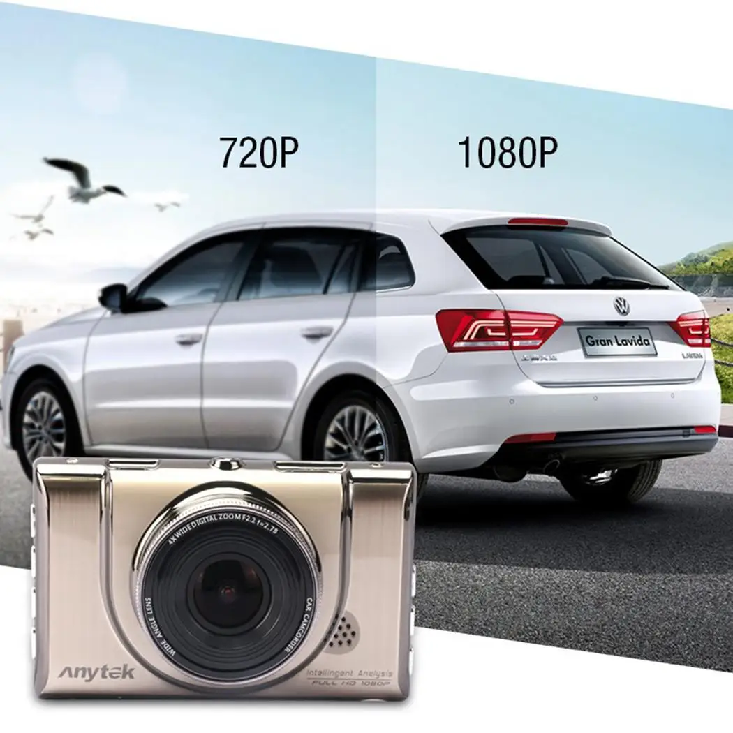 Антек A100 + 3 '񟞨 P Видеорегистраторы для автомобилей Камера Dash Cam 6G