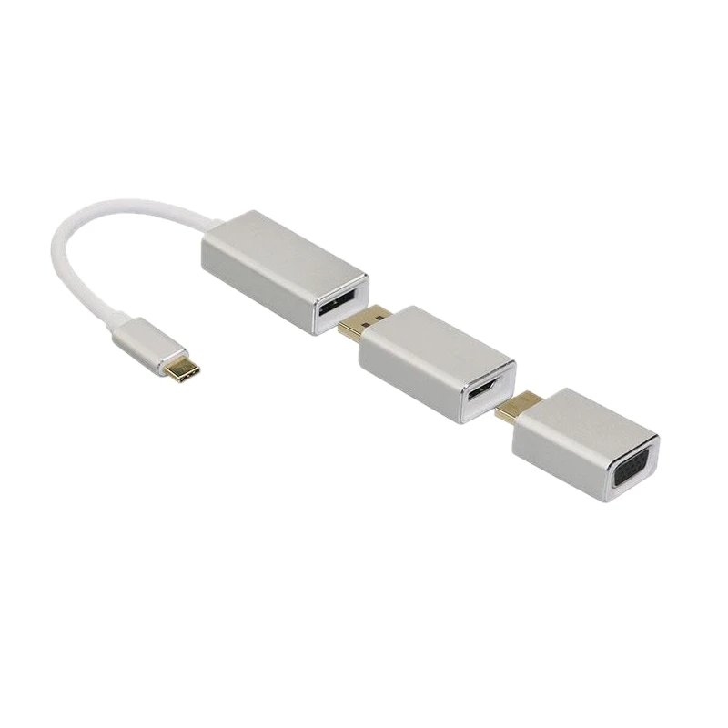 Адаптер Поддержка 4K мужчин и женщин Hdtv конвертер Кабель Vga Hdmi для Macbook Pro|Адаптеры