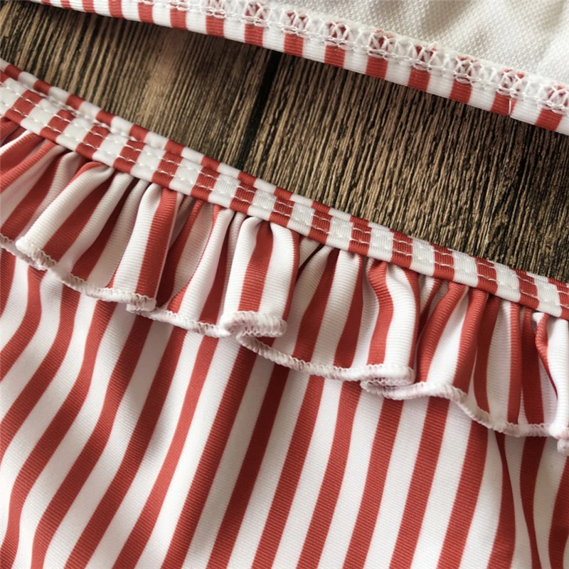 Женские Купальники в полоску сексуальный купальный костюм пуш-ап бикини