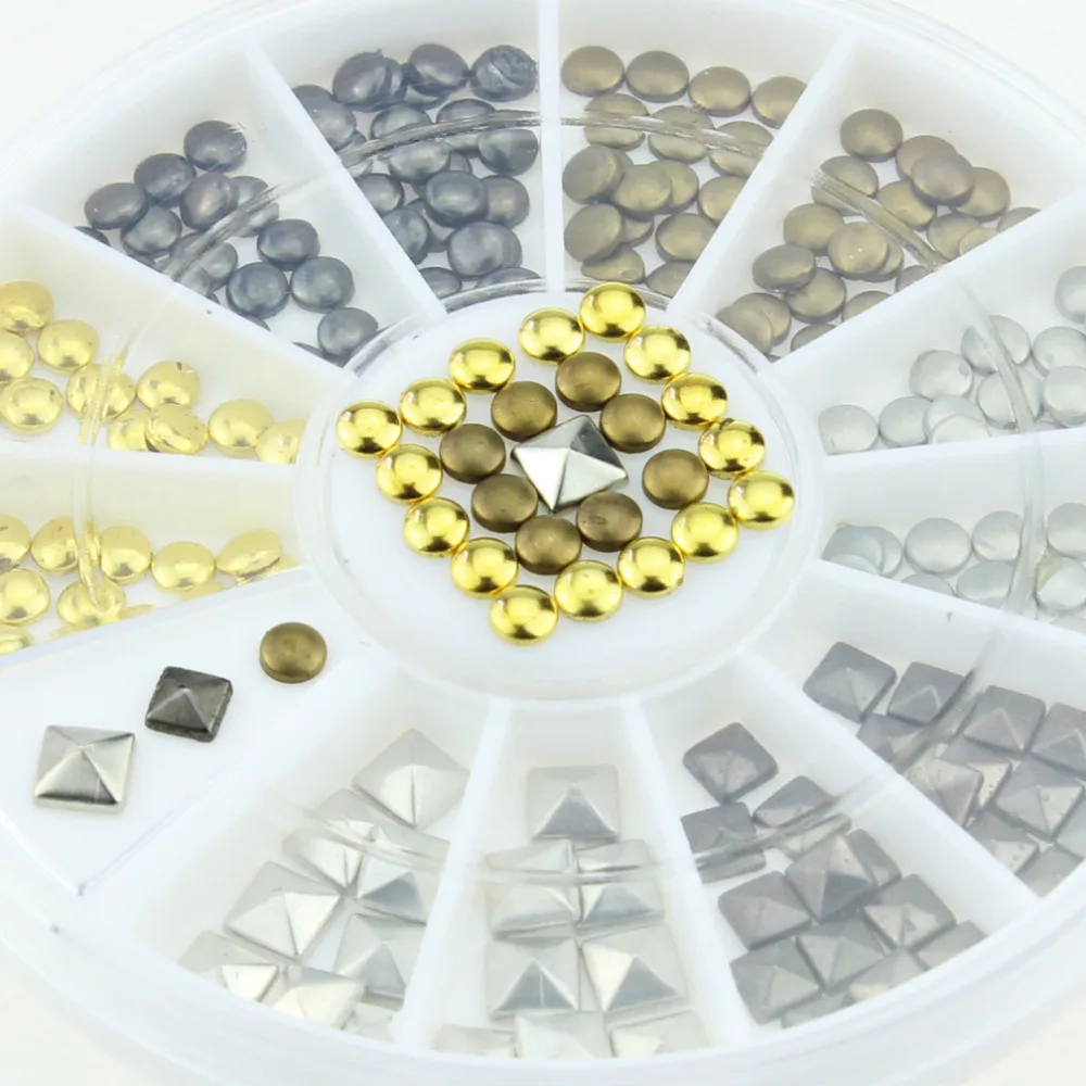 Квадратные steeple медные круглые смешанные Серебристые черные блестки для