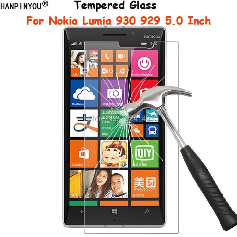 Для Nokia Lumia 930 929 5 0 &quotпрозрачная защитная пленка из закаленного стекла