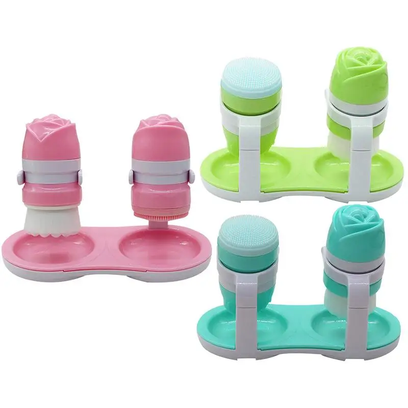 Щетка для чистки лица щетка ручного мытья с мягкой щетиной силиконовый массажер