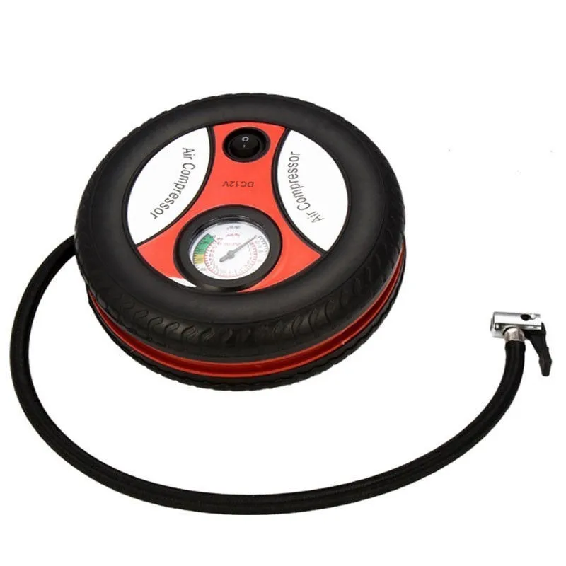 12V Портативное колесо компрессора воздуха 260psi насос для накачки шин