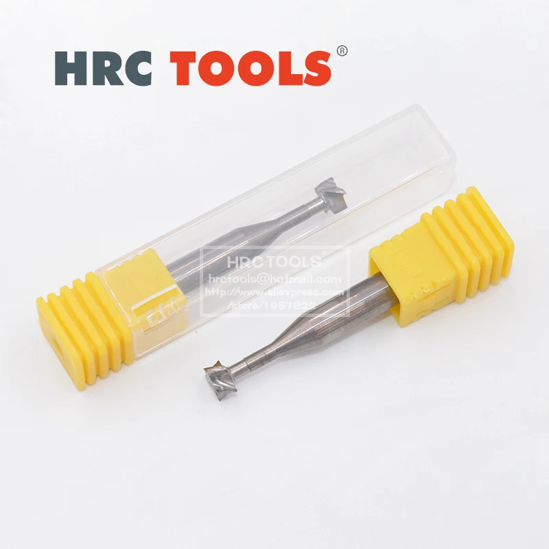 D19-d12x1.5Hx6cx12Dx60L HRC55 T Type Solid Carbide Roughing End Mill CNC Grooving Tools