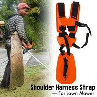 orange lawn mower shoulder strap for strap grass string trimmer brush cutter belt lawn mower shoulder harness strap
