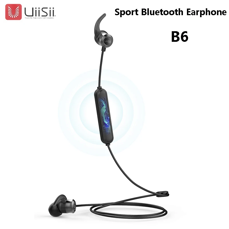 Новая спортивная Беспроводная Bluetooth гарнитура UiiSii B6 BT5.0 IPX4 водонепроницаемые