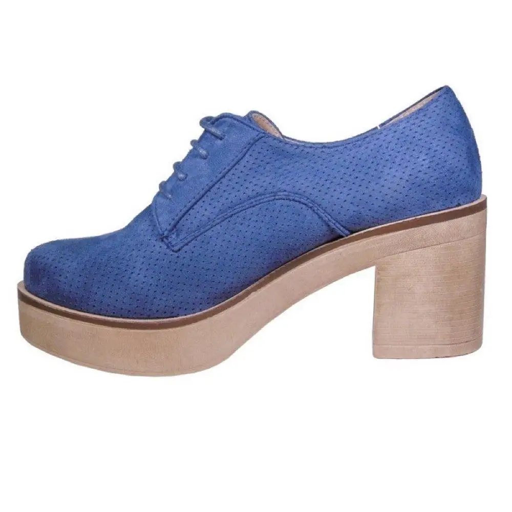 BUONAROTTI-WOMAN-COMBINED-SHOES с CORDS-BUONAROTI 17038 сине- | Обувь