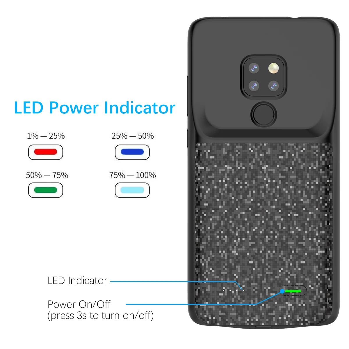 Для huawei mate 20 4700 мАч батарея зарядное устройство чехол для телефона внешний