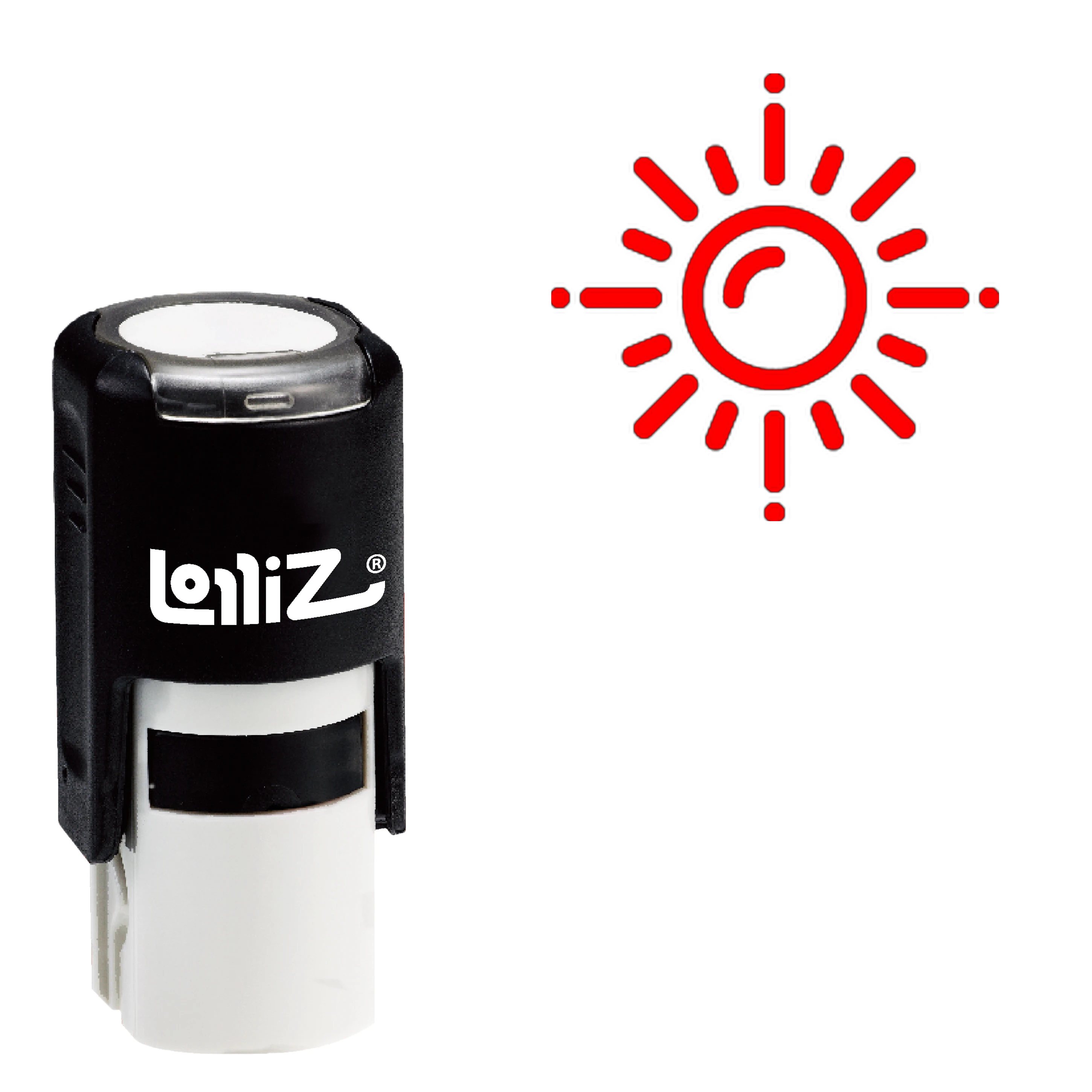 

LolliZ Sun Self-Inking Rubber Stamp - Modern Symbol Series