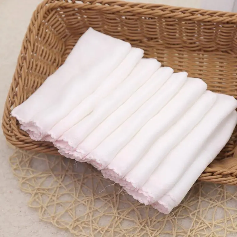 10 шт Детские нагрудник из сетчатой ткани для кормления полотенце детское лица