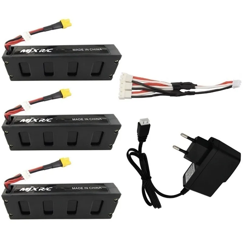 5 шт. зарядное устройство для MJX R/C Bugs 3 B3 7 4 V 1800mah Li po батарея RC Quadcopter Drone запасные