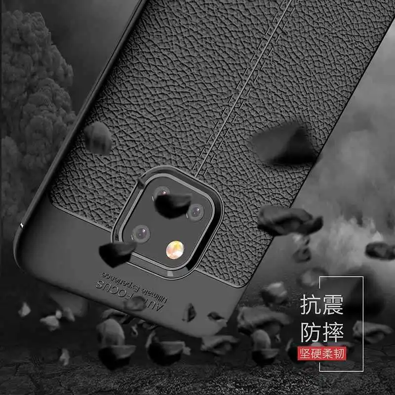 Противоударный мягкий силиконовый чехол из ТПУ для Huawei Mate 20 Pro | Мобильные