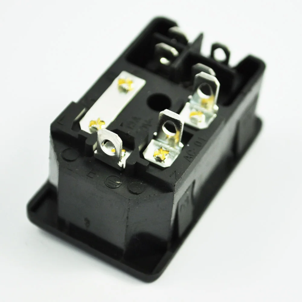 SODIAL(R) Inlet Male Power Socket with Fuse Switch 10A 250V 3 Pin IEC320 C14 | Обустройство дома