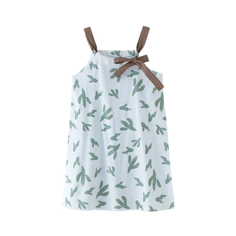 sleeveless chiffon beach dress age for 4 -14 yrs teenage girls vest 2019 new spring summer big clothes print frocks | Детская одежда и