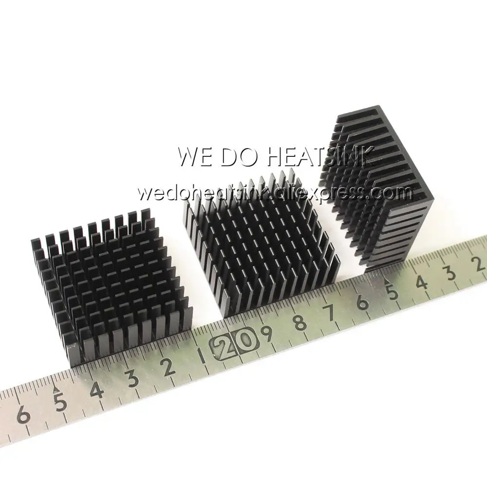 Радиатор WE DO 5 шт. 35x35x14 мм алюминиевый VGA BGA черный радиатор анодирования для IC