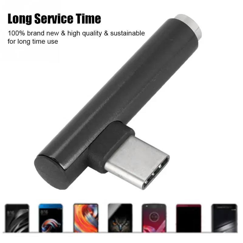 Адаптер для наушников мобильного телефона USB Type C на 3 5 мм аудио интерфейс