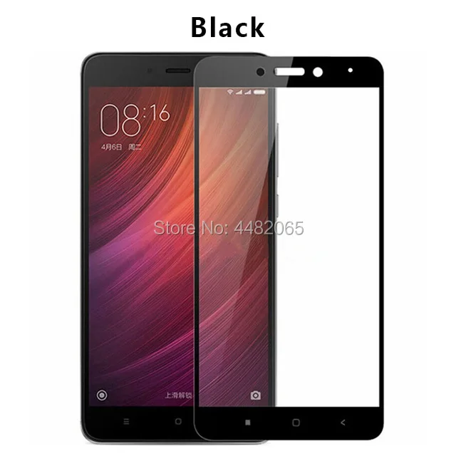 Защитное стекло для Xiaomi Redmi 4X с полным покрытием закаленное пленка на Ksiomi Xiomi Xaomi Red