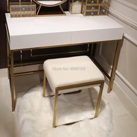 2019 brand new square luxury cosmetic gold metal chair house furniture nordic furniture chairs modern furniture
