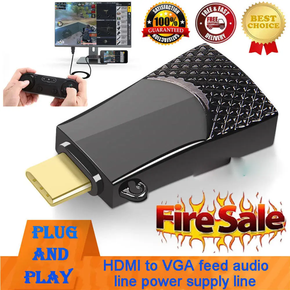 Новый многофункциональный USB C 3 1 к hdmi кабель адаптер типа USBC видео