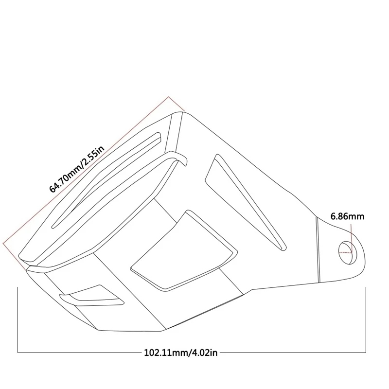 Задний резервуар тормозной жидкости защитный чехол протектор для Bmw R1200Gs Lc Adventure