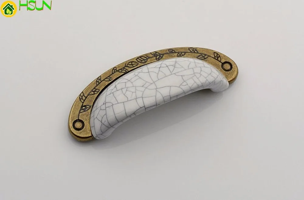 Корпус дизайн керамический комод ручки для ящиков стола бронза деревенский
