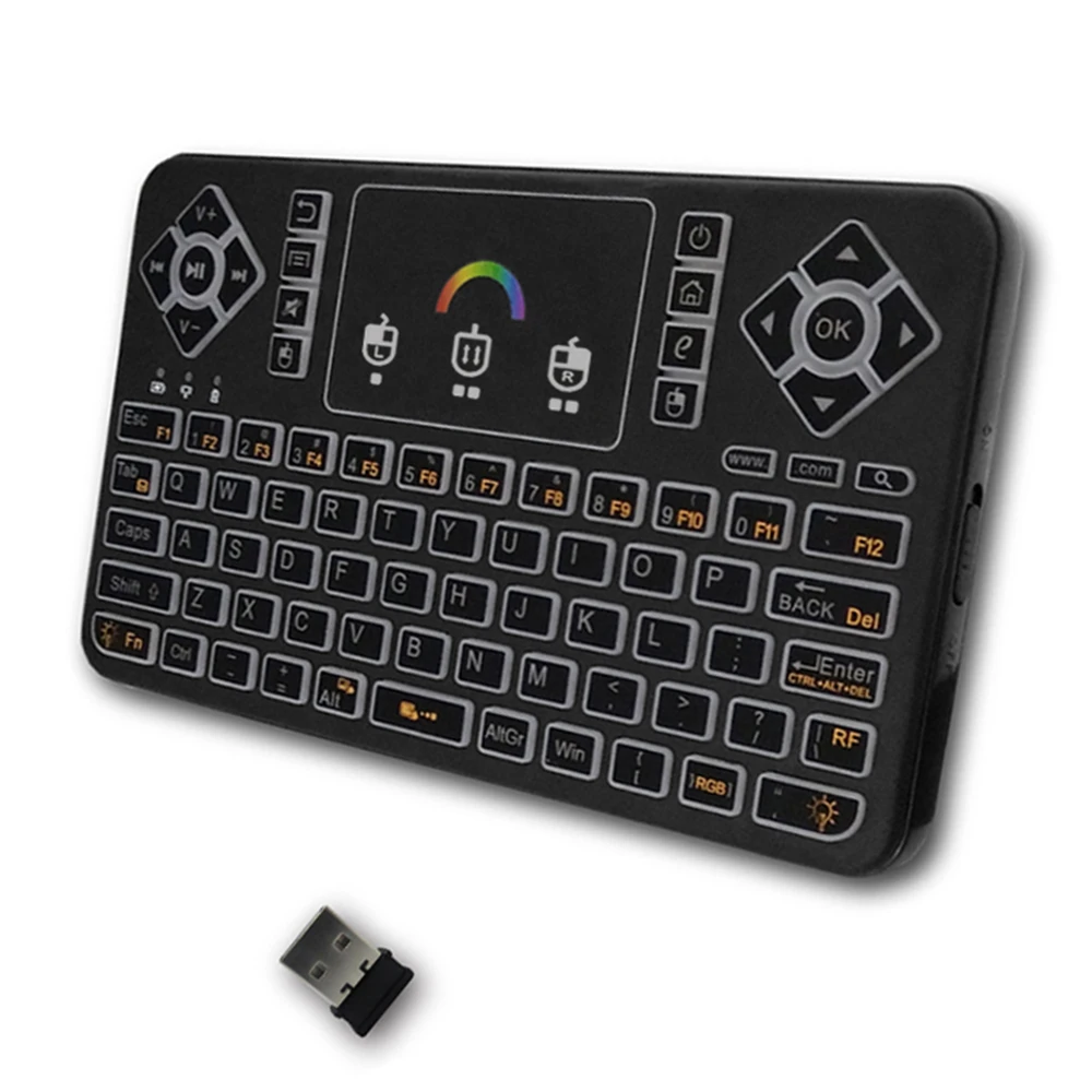 Беспроводная клавиатура Q9 2 4G RF мышь комбинированный ручной пульт дистанционного