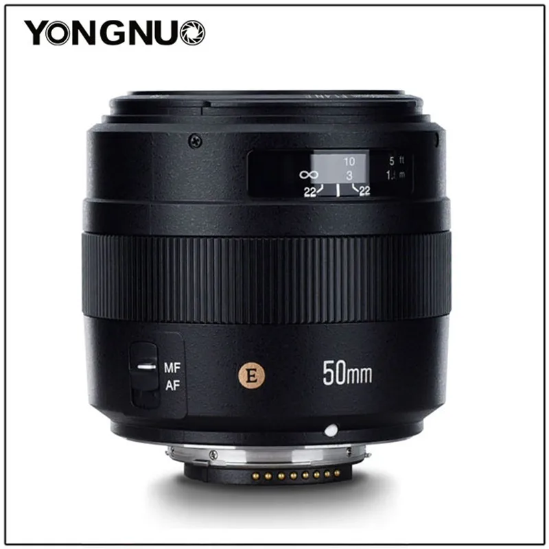 YONGNUO YN50mm F1.4N E Standard Prime Lens 50mm F1.4 Large Aperture For Nikon D5 D4 D3 D810 D800 D750 D300 D7100 D7000 D5600 etc |