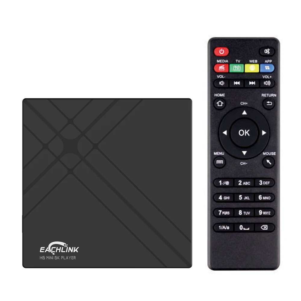 ТВ приставка H6 Android 7 0 Allwinner 4K Smart Media Player 6K декодирование изображений H.265 3GBRAM32GBROM 2 4G