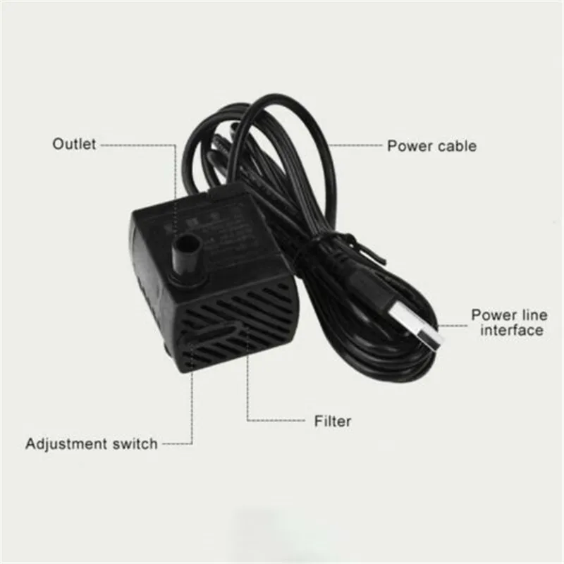 Автоматические кормушки для кошек USB маленькая миска питья воды|Принадлежности