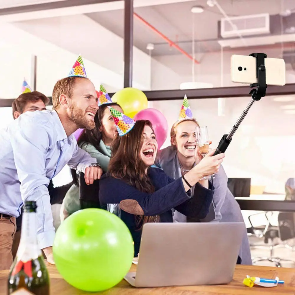 Селфи палка штатив Bluetooth беспроводная мини селфи стержень со съемным пультом