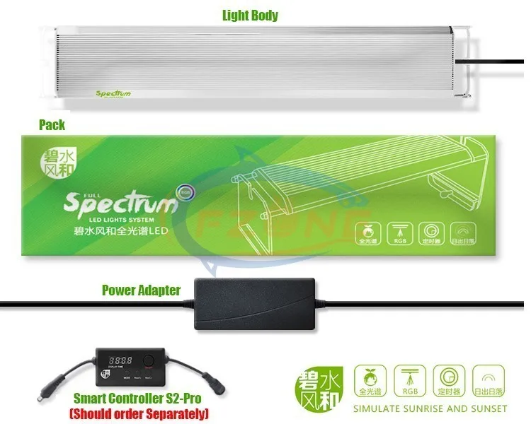 2018 новый эффект ADA RGB полный спектр Smart Contrl водный завод с/х Светодиодная лампа Sunrise
