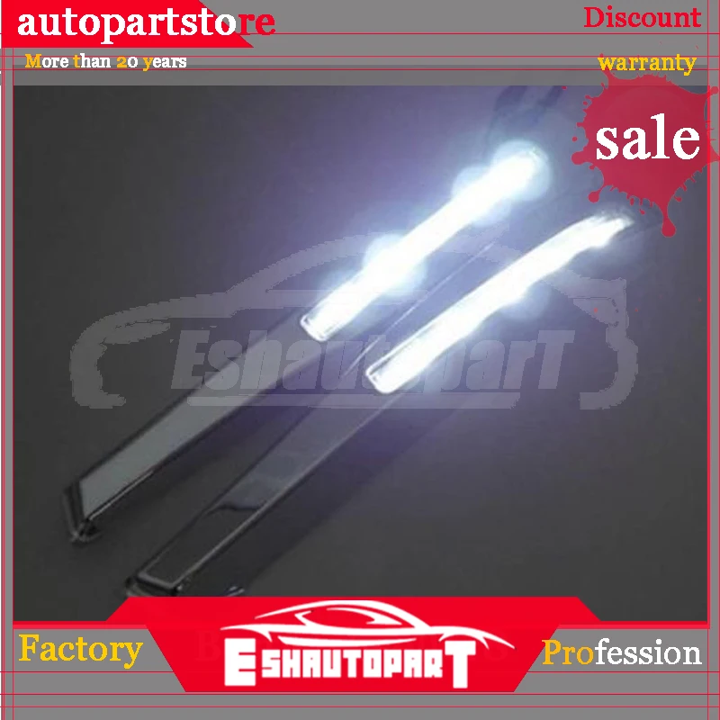 White LED Daytime Running Lights Fog DRL Lamp For Jaguar XF 2008-2010 | Автомобили и мотоциклы