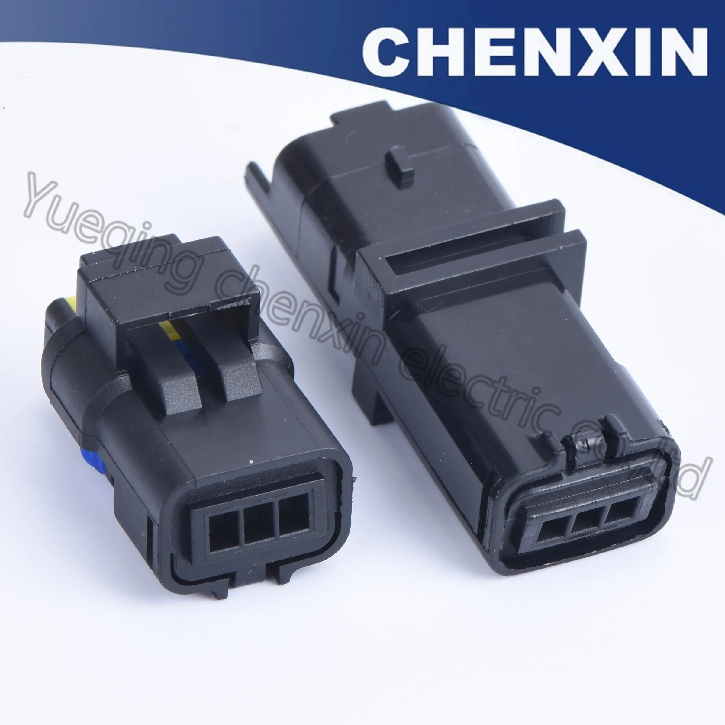 Черная герметичная фоторозетка с 3 контактами (1 5) женская и Мужская 211PC032S0049