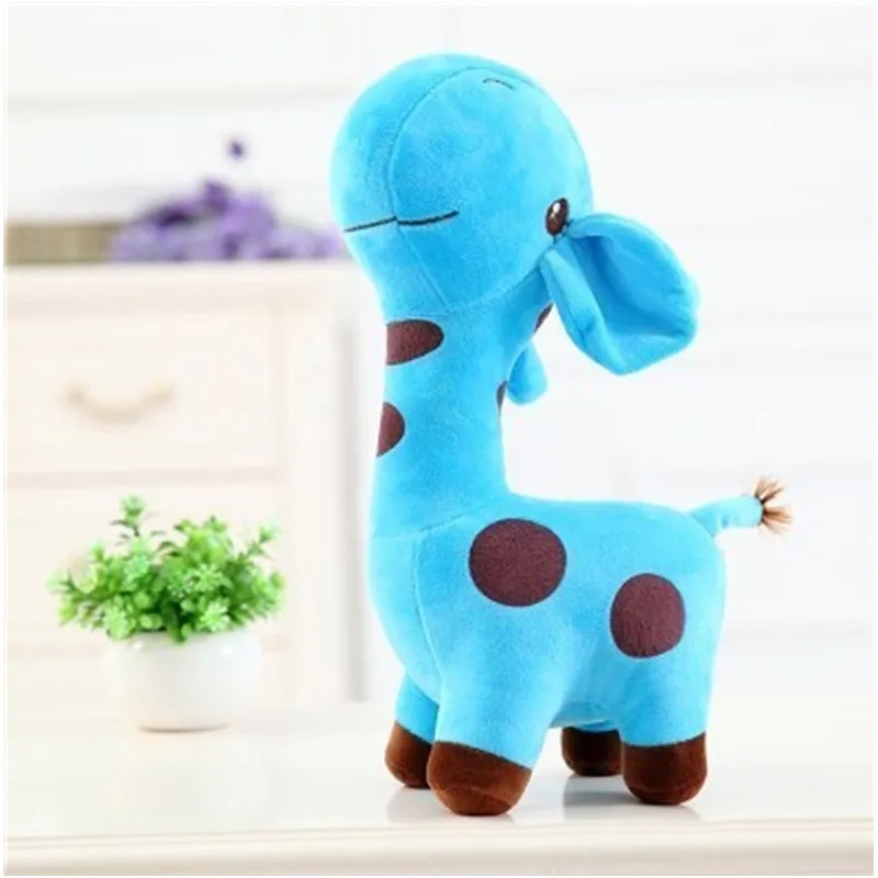 Фото 18 см милый подарок плюшевый жираф мягкая игрушка животное милая кукла для детей