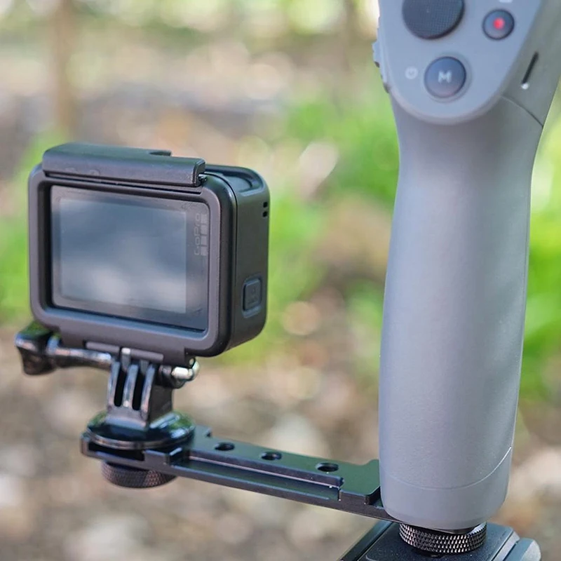 Кронштейн черная камера с Горячий башмак для Zhiyun Smooth Q4/3/Osmo Mobile 1 2 Up | Электроника