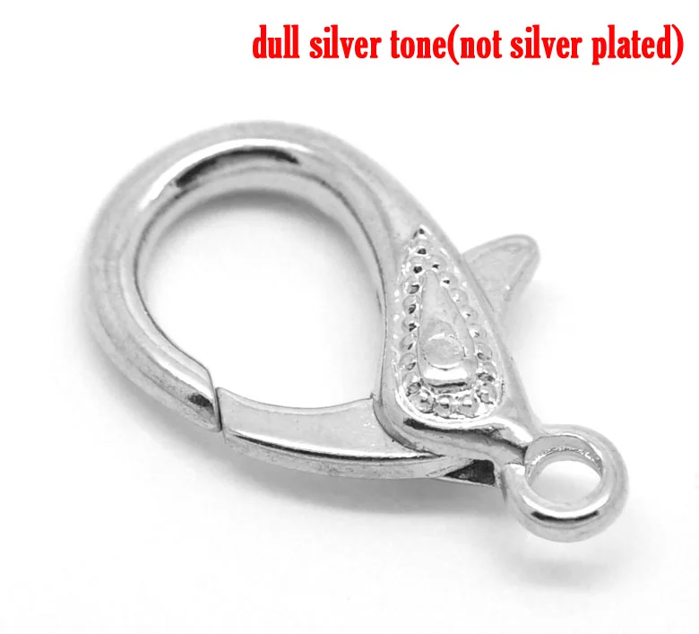 

Красивые застежки-карабины серебристого цвета 30x18 мм (1-1/8 дюйма x3/4 дюйма), продаются в лоте 10 (B18043)