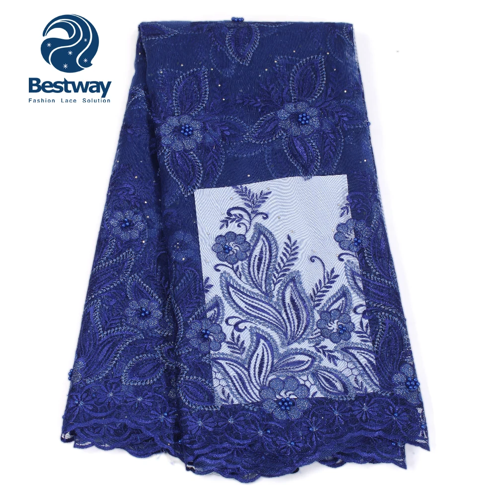 Bestway нигерийская новейшая сетчатая кружевная ткань кружевные искусственные
