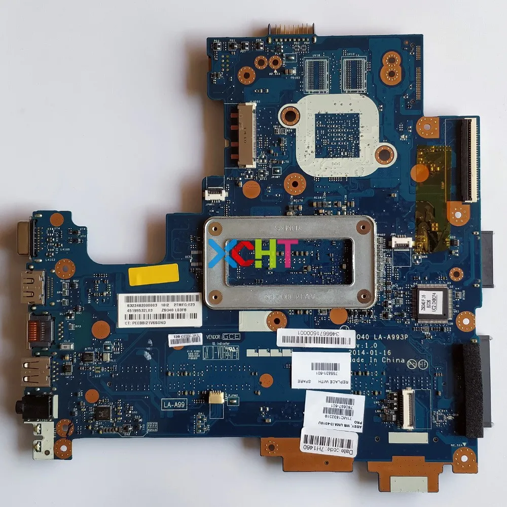 755831-601 755831-001 755831-501 ZSO40 LA-A993P UMA w i3-4010U CPU для HP 14-R Series 240 G3 протестированная