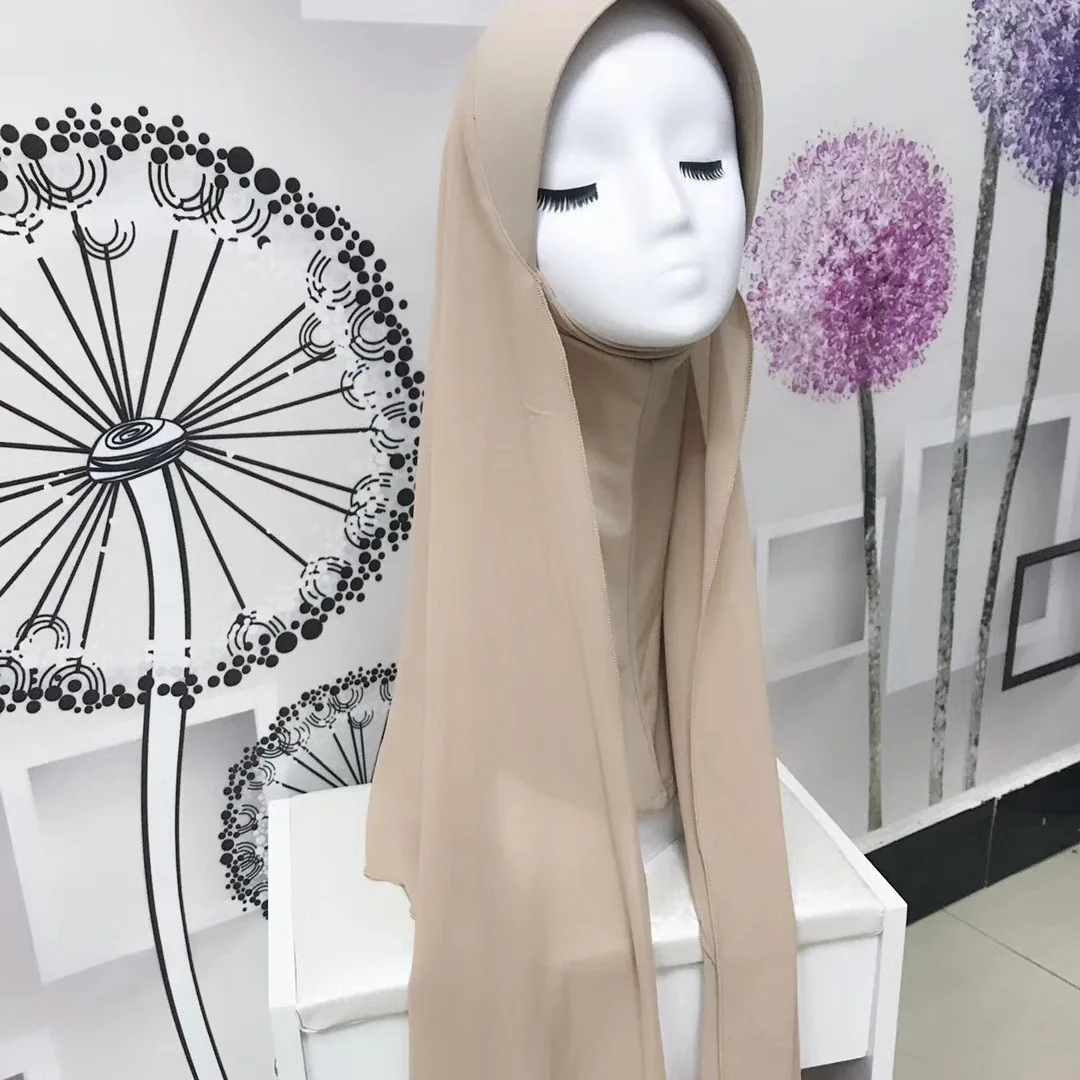 Женские Элегантные хиджабы в мусульманском стиле Новинка лета 2019|Мусульманская