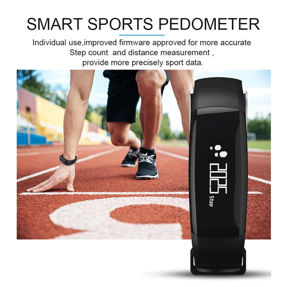 P6plus Smart Band OLED Heart Rate Monitor Sleep Pedometer SMS Reminder Call Notification Sport Bracelet | Электроника