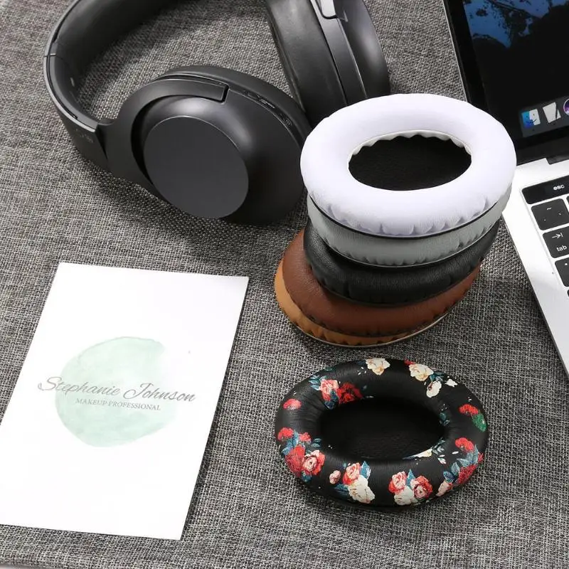 1 пара черный Внутренняя кожа Подушечка для наушников Подушка Bose QC25