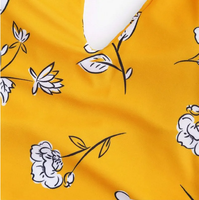 2018 Новинка Лидер продаж купальный костюм летний сексуальный цветочный Цельный