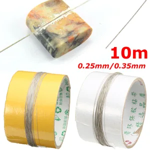 Алмазная резка проволоки, нефрит, металл, стекло, длина 10 м