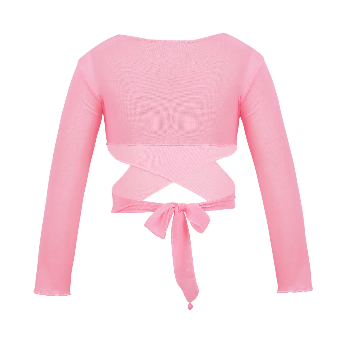 Классический Кардиган с длинным рукавом и регулируемым поясом для девочек|Балет|