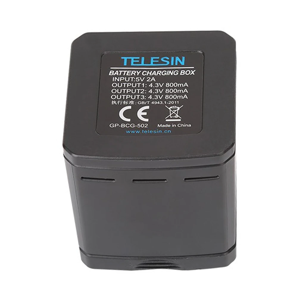 Multi Action Camera 3 Batteries In 1 Storage Charger Portable For Gopro5 Battery Accessories | Электроника