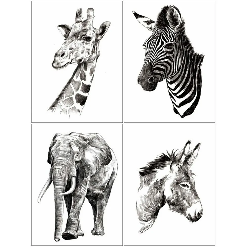 Evershine Full Square Diamond Painting Animals Cross Stitch Embroidery Elephant Picture Of Rhinestones Decoration Home|Алмазная