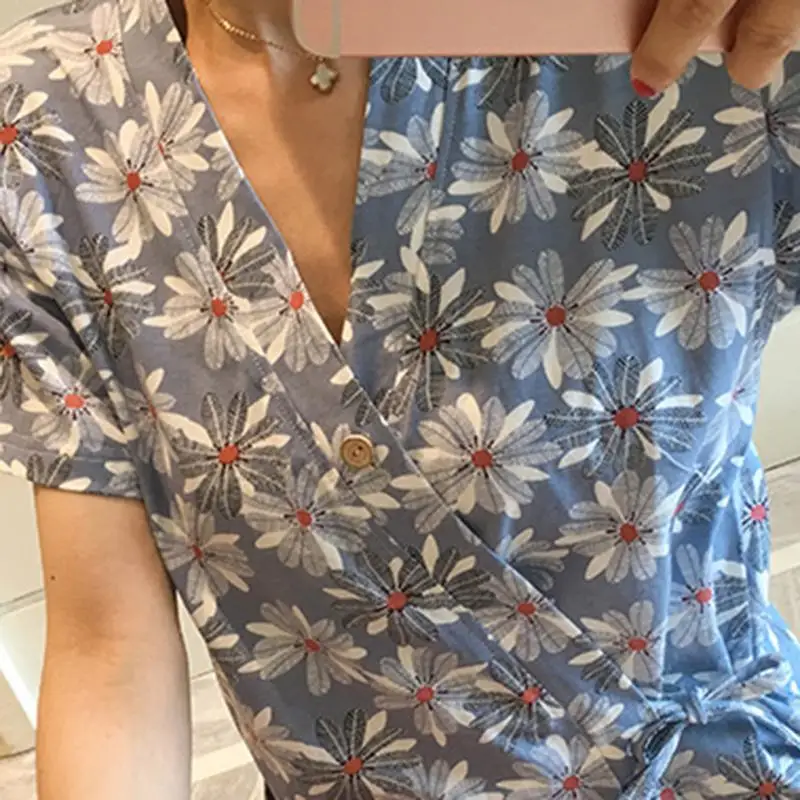 Летняя японская Пижама кимоно женские шорты с короткими рукавами дышащие