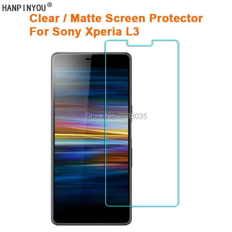 Для Sony Xperia L3 5 7 &quotпрозрачная глянцевая/Антибликовая матовая защитная пленка для