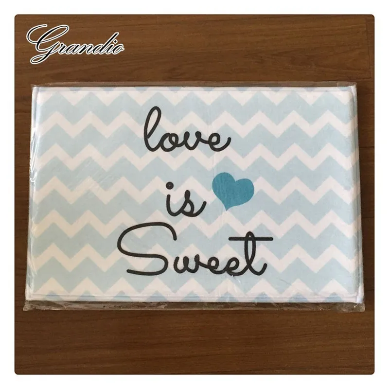 Фланелевый дверной коврик ковер Love is Sweet Design для ванной спальни гостиной коридора